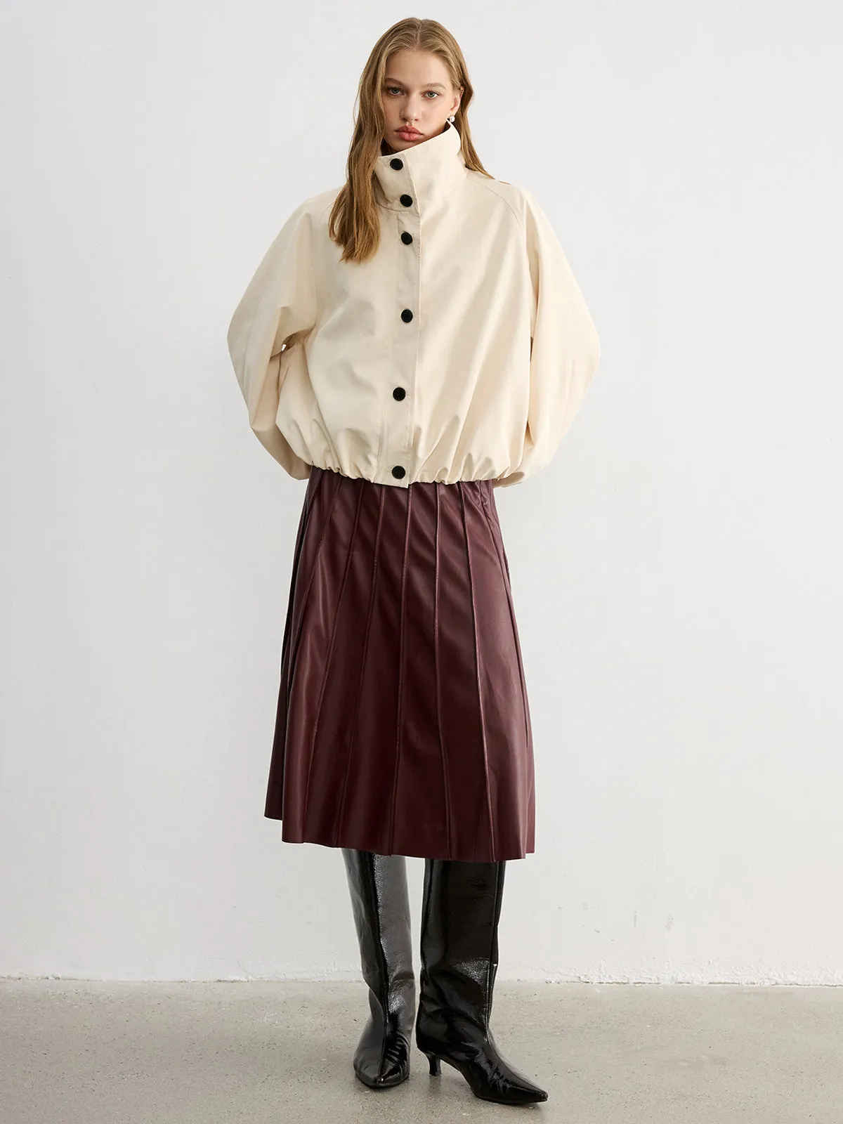 Collared Button Trench Coat sold by COMMENSE product image thumbnail 2