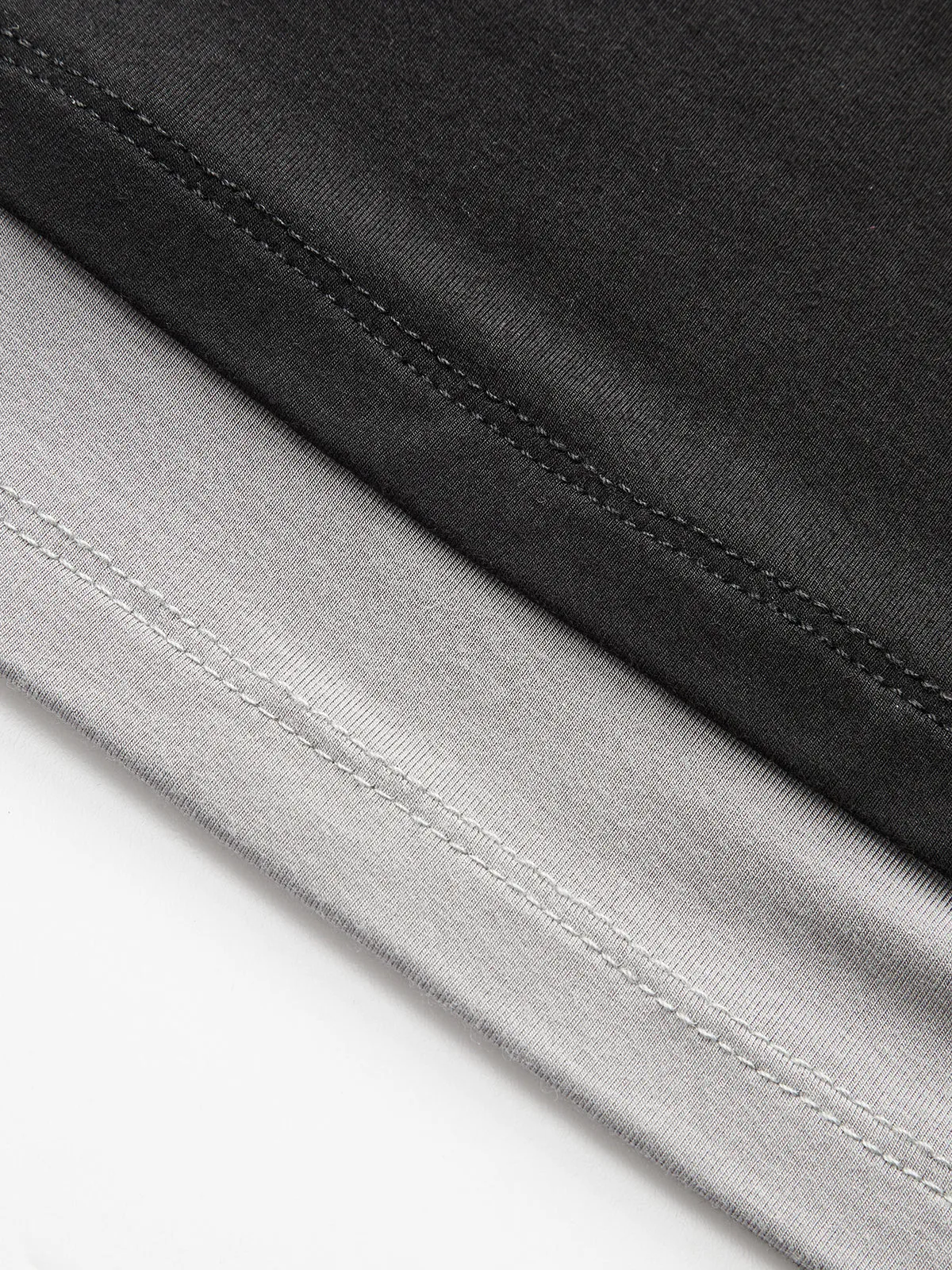 Color-Block Long-Sleeve Top sold by COMMENSE product image thumbnail 4