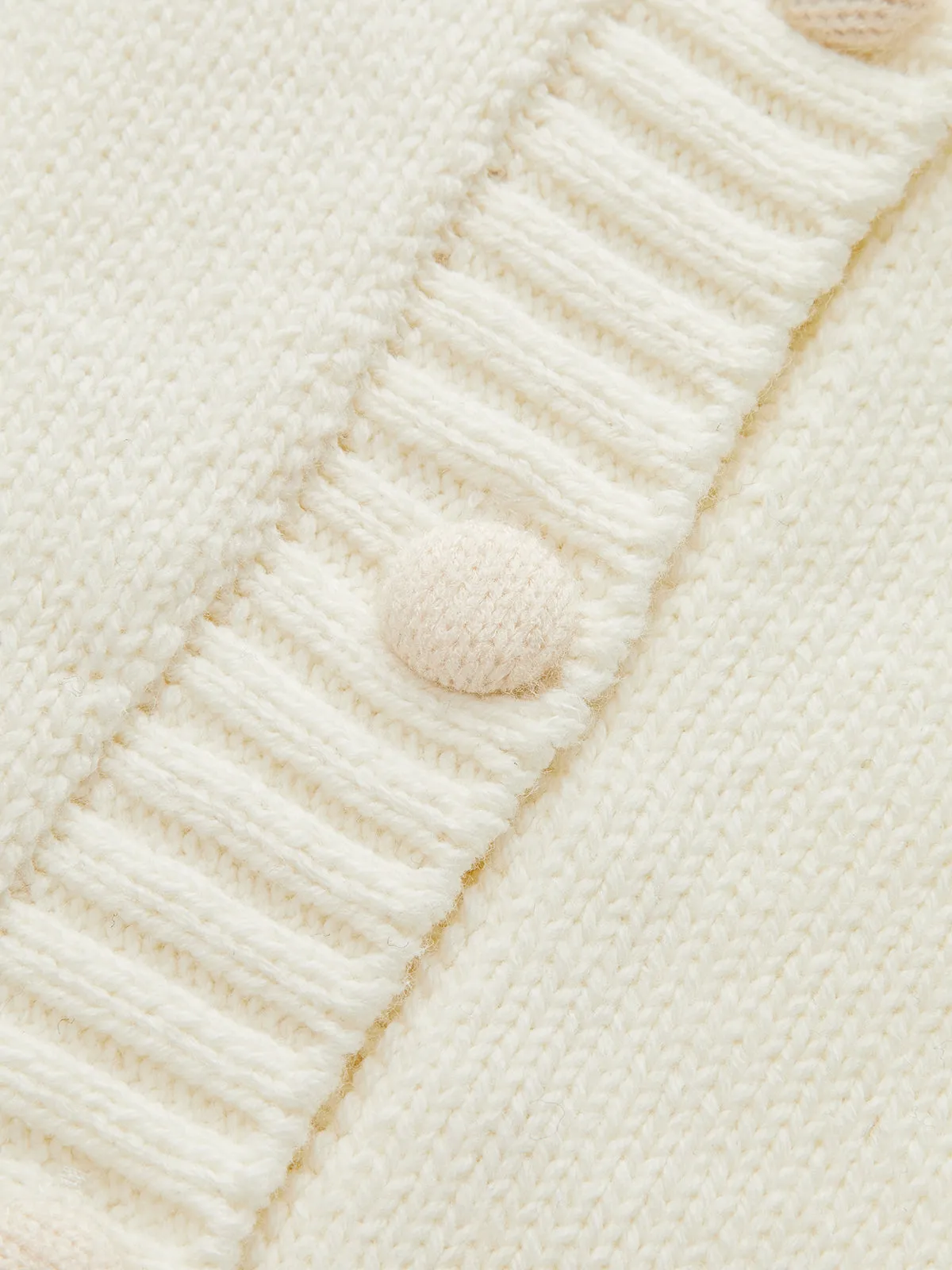 Tie-Back Button Knitted Cardigan sold by COMMENSE product image thumbnail 4