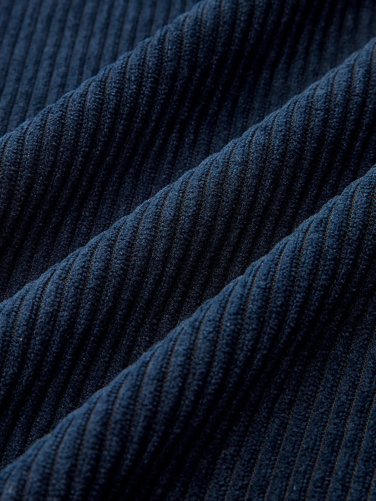 Corduroy Pleated Mid-Waist Wide-Leg Pants sold by COMMENSE product image thumbnail 3