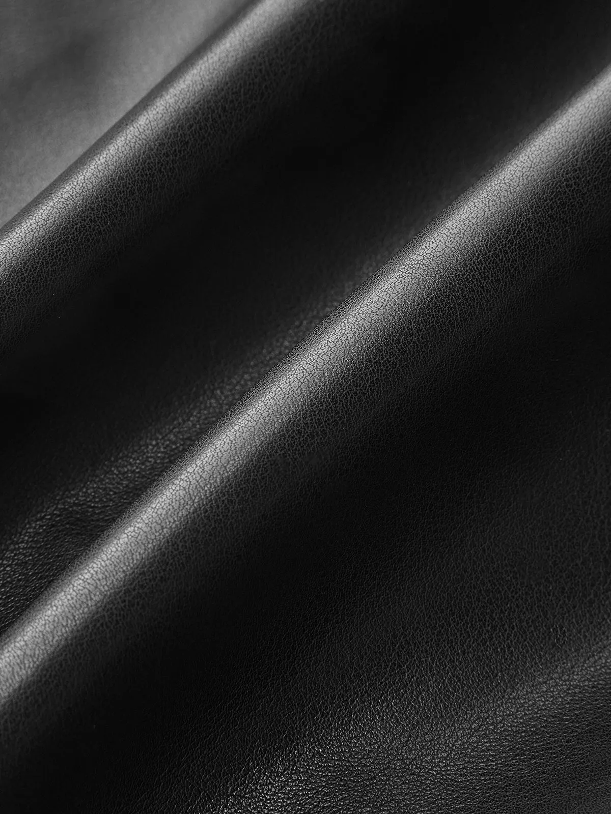 Belted Faux Leather Textured Jacket sold by COMMENSE product image thumbnail 3