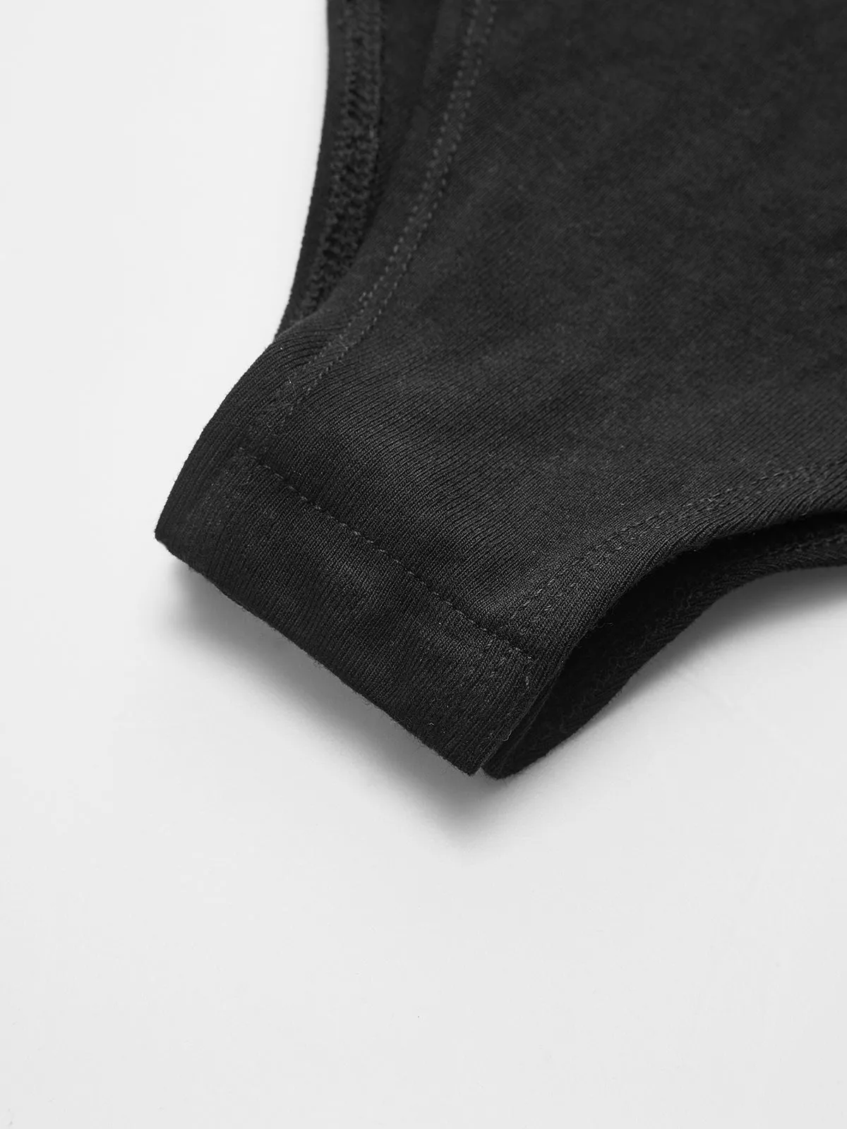 V-Neck Lace Trim Long Sleeve Bodysuit sold by COMMENSE product image thumbnail 4