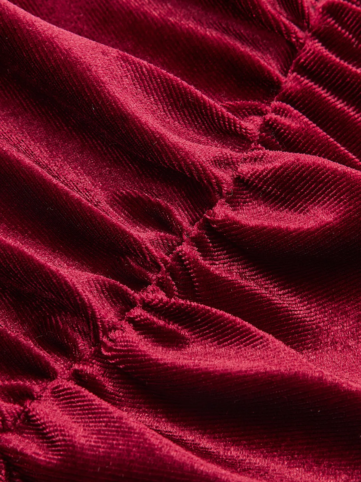 Sleeveless Side Slit Velvet Mock Neck Maxi Dress sold by COMMENSE product image thumbnail 3