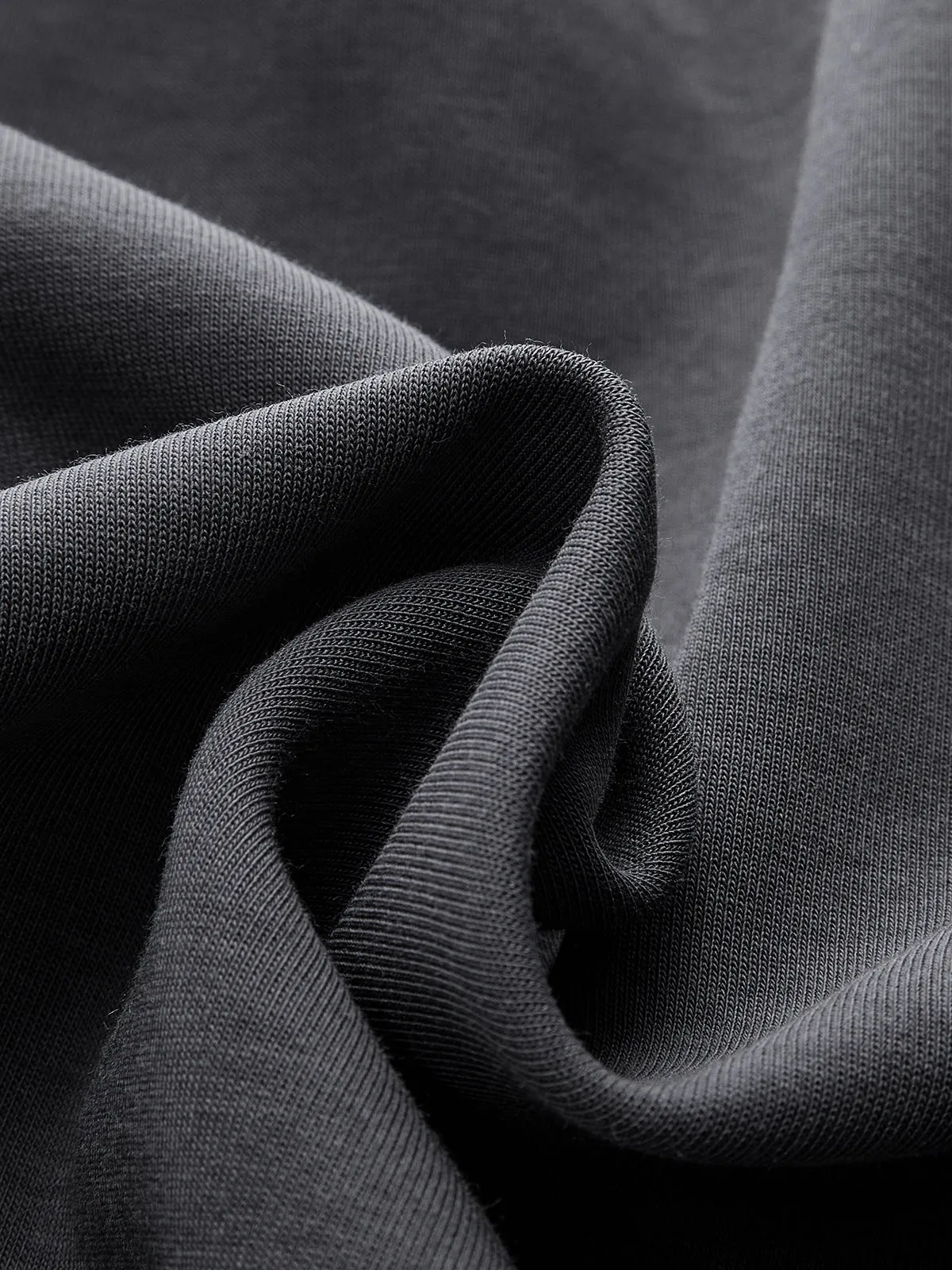 Long Sleeve V-Neck Cropped Sweatshirt sold by COMMENSE product image thumbnail 3