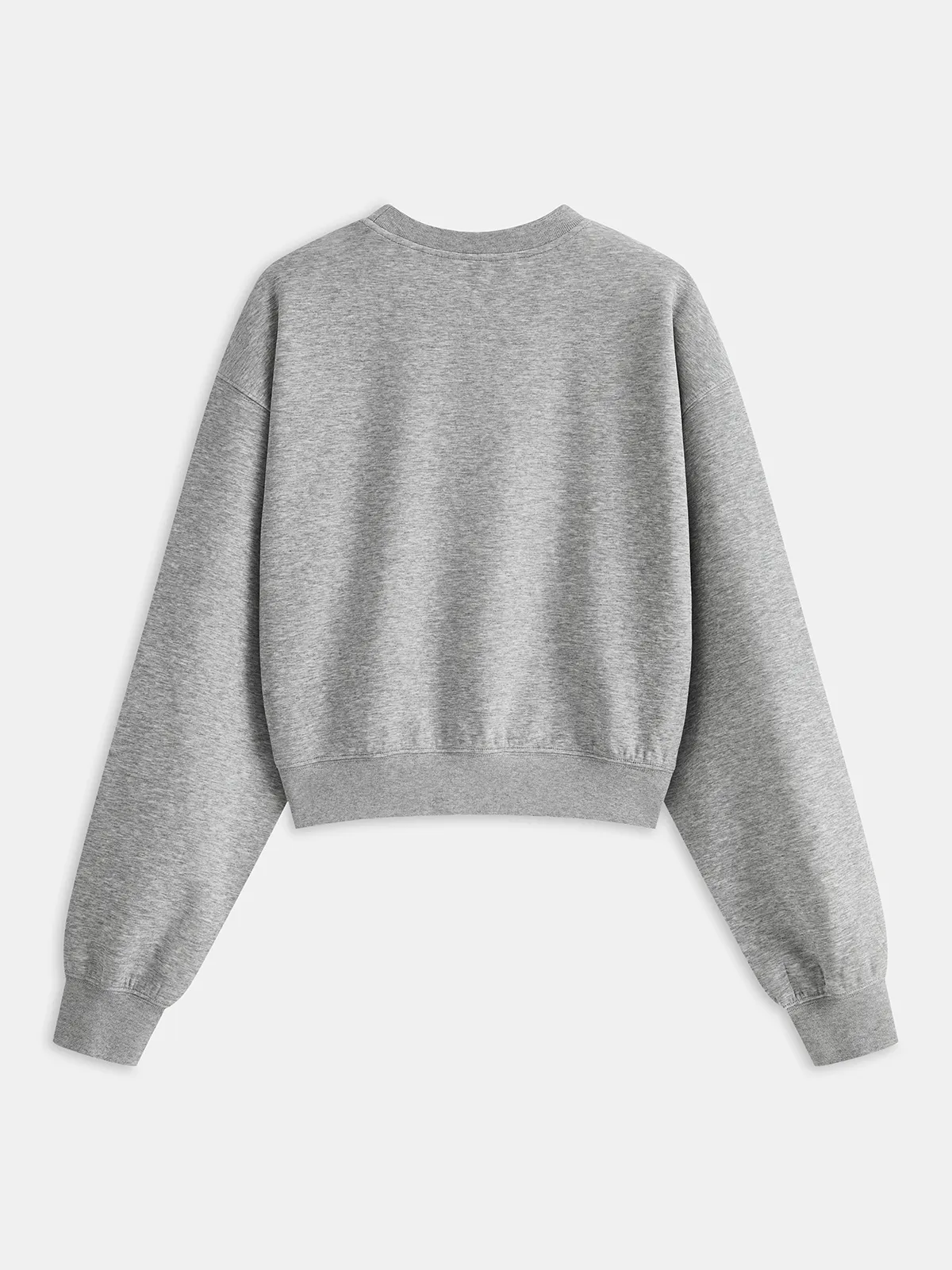 Floral Applique Cropped Sweatshirt sold by COMMENSE product image thumbnail 2