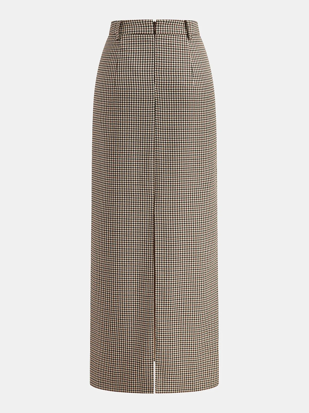 Houndstooth Midi Pencil Skirt sold by COMMENSE product image thumbnail 2