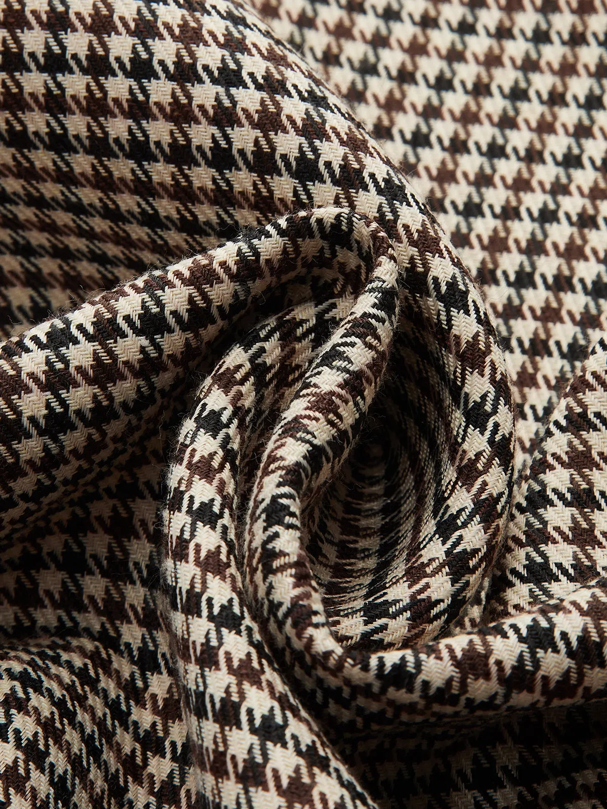 Houndstooth Midi Pencil Skirt sold by COMMENSE product image thumbnail 3