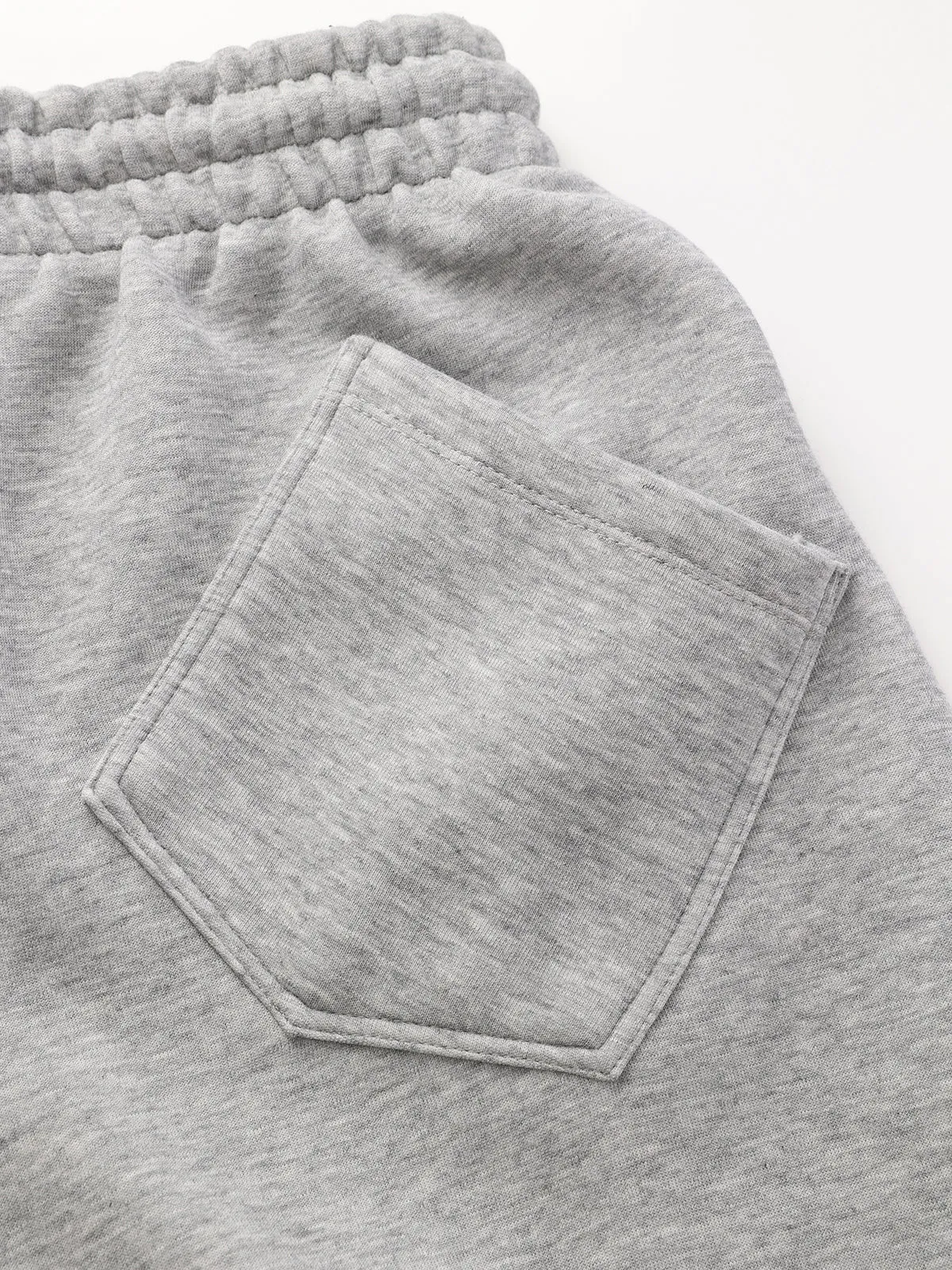 Curved-Leg Drawstring Sweatpants sold by COMMENSE product image thumbnail 5