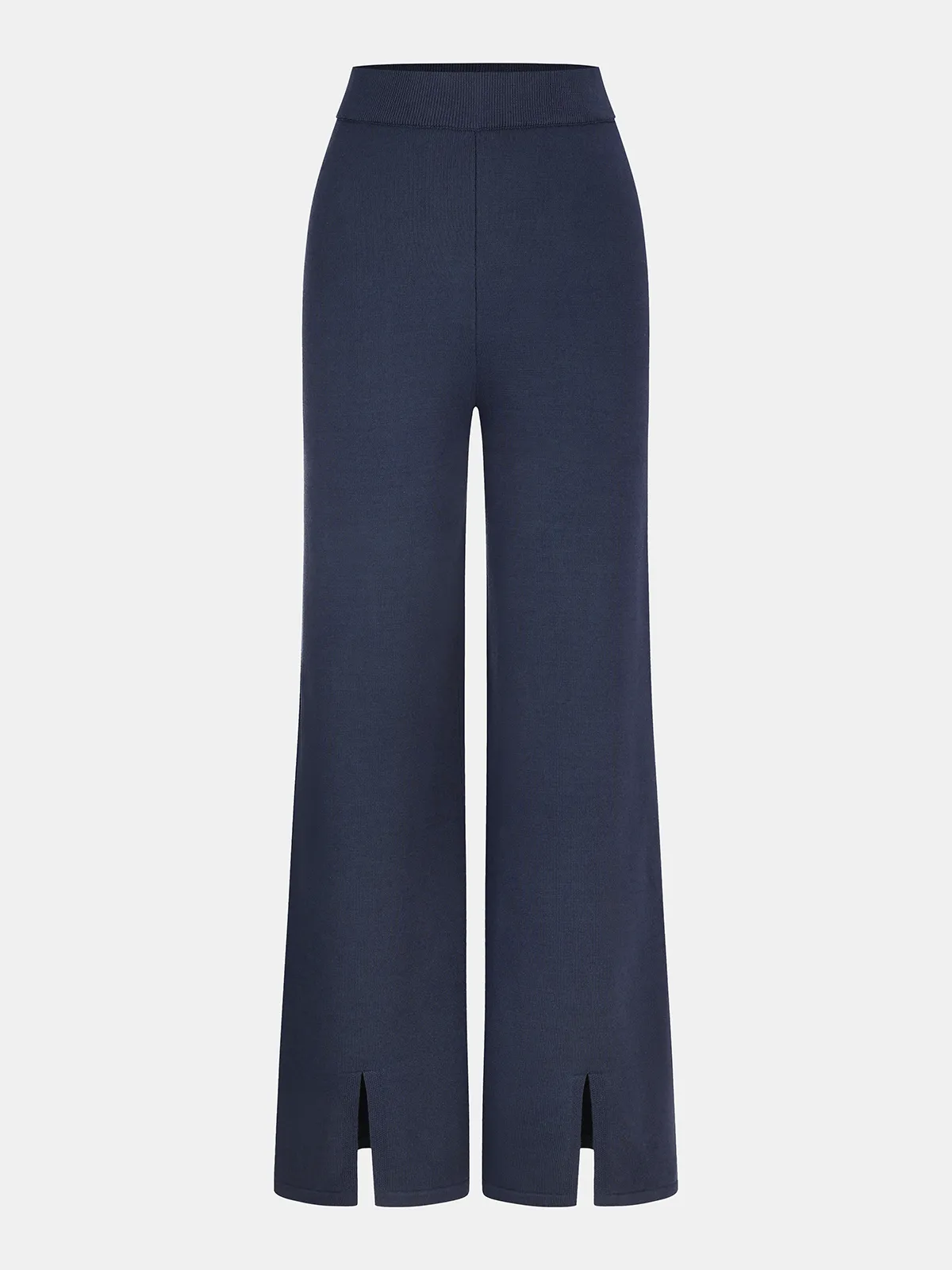 Knit V-Neck Cardigan and Slit Pants Set sold by COMMENSE product image thumbnail 4