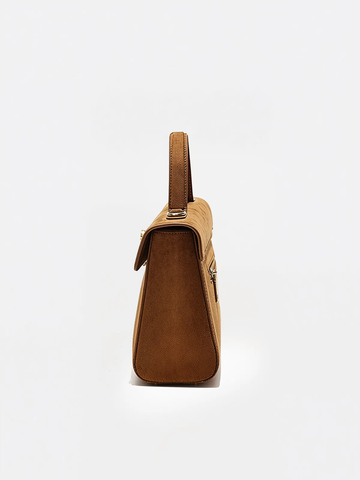 Suede Effect Top-Handle Bag sold by COMMENSE product image thumbnail 5