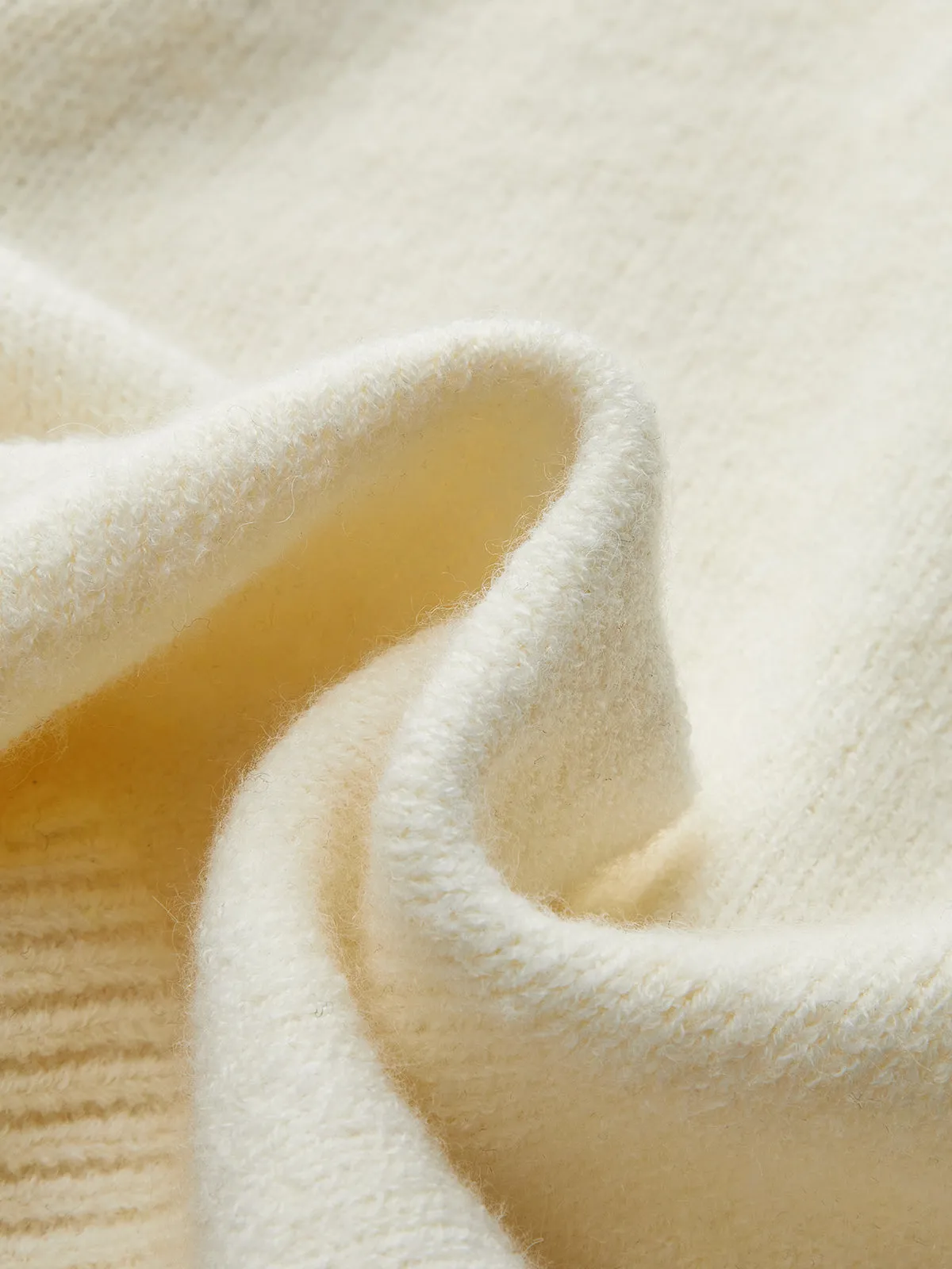 Contrast Collar Knit Vest sold by COMMENSE product image thumbnail 3