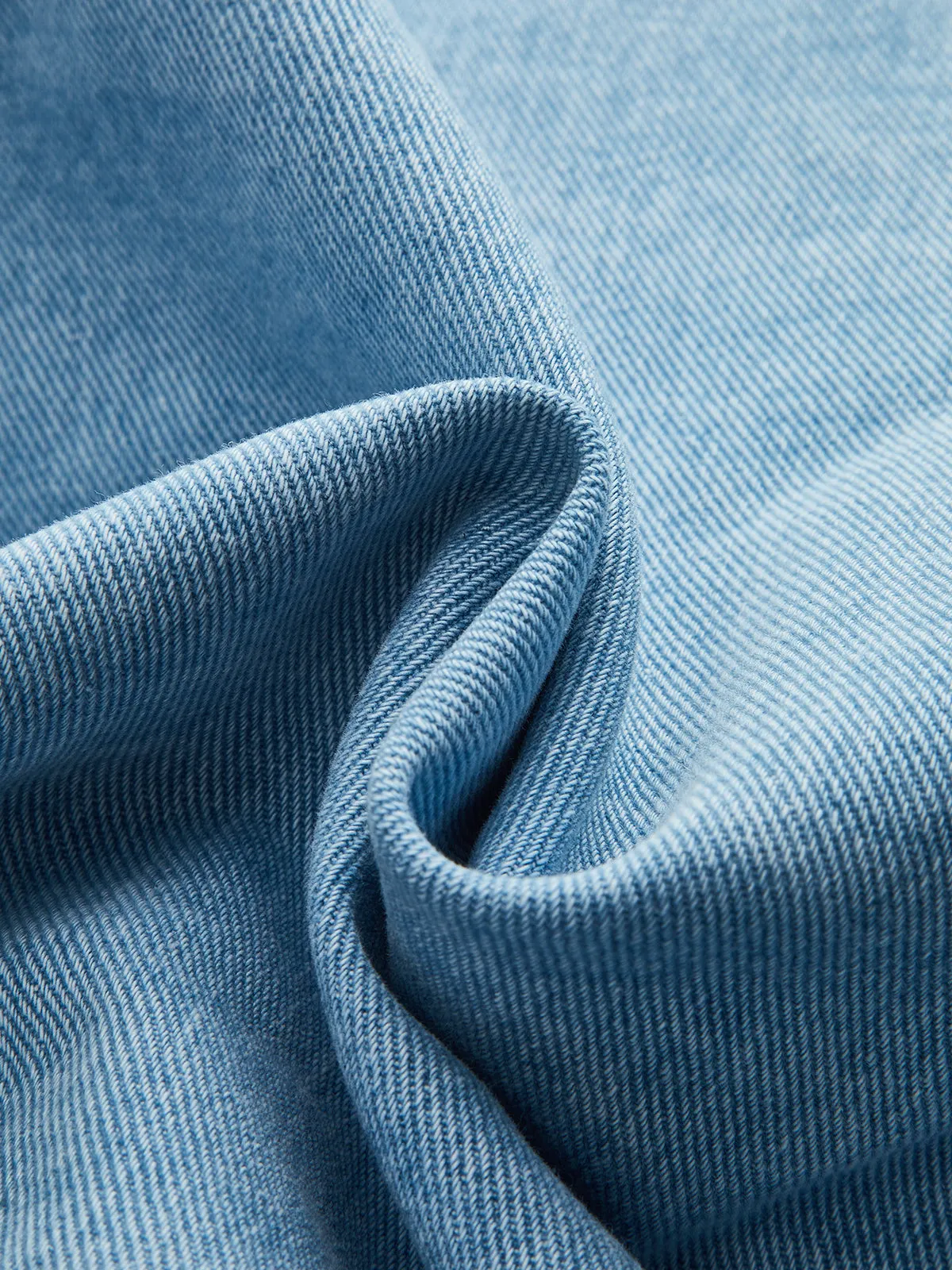 Distressed Detail Denim Paneled Jacket sold by COMMENSE product image thumbnail 3