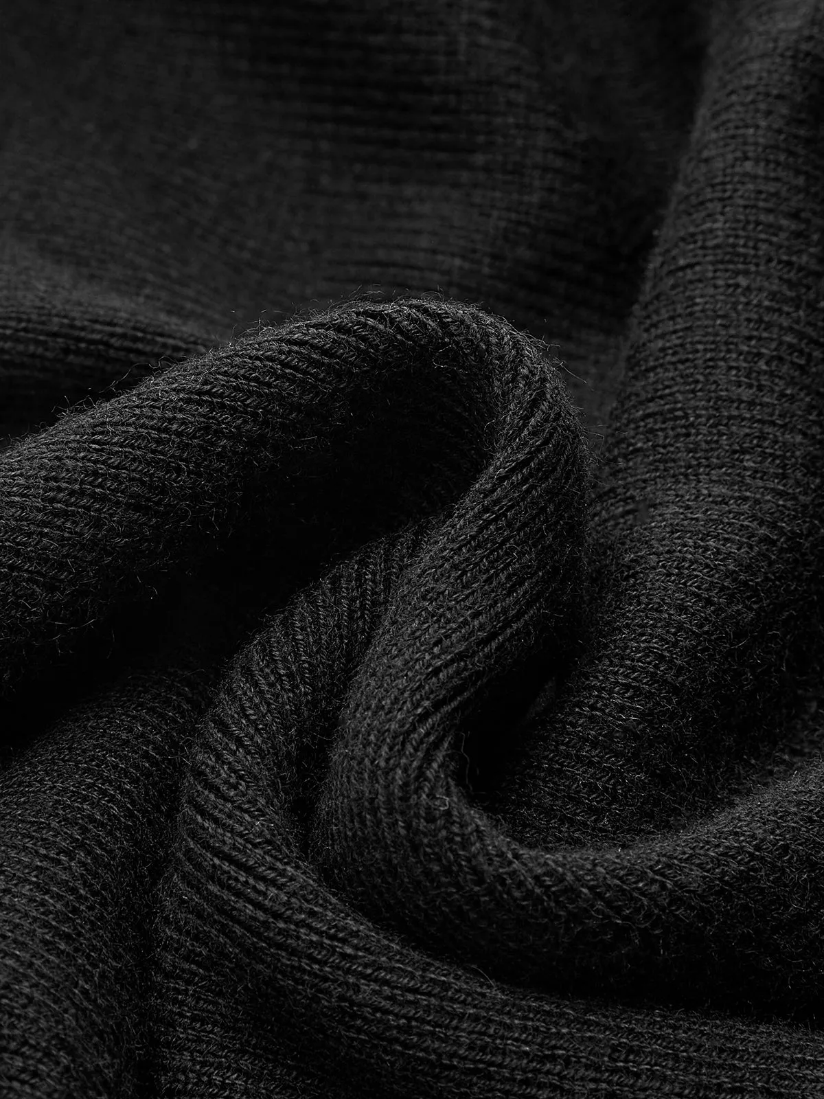 Mandarin Collar Bell Sleeve Metal Detail Knit Dress sold by COMMENSE product image thumbnail 3