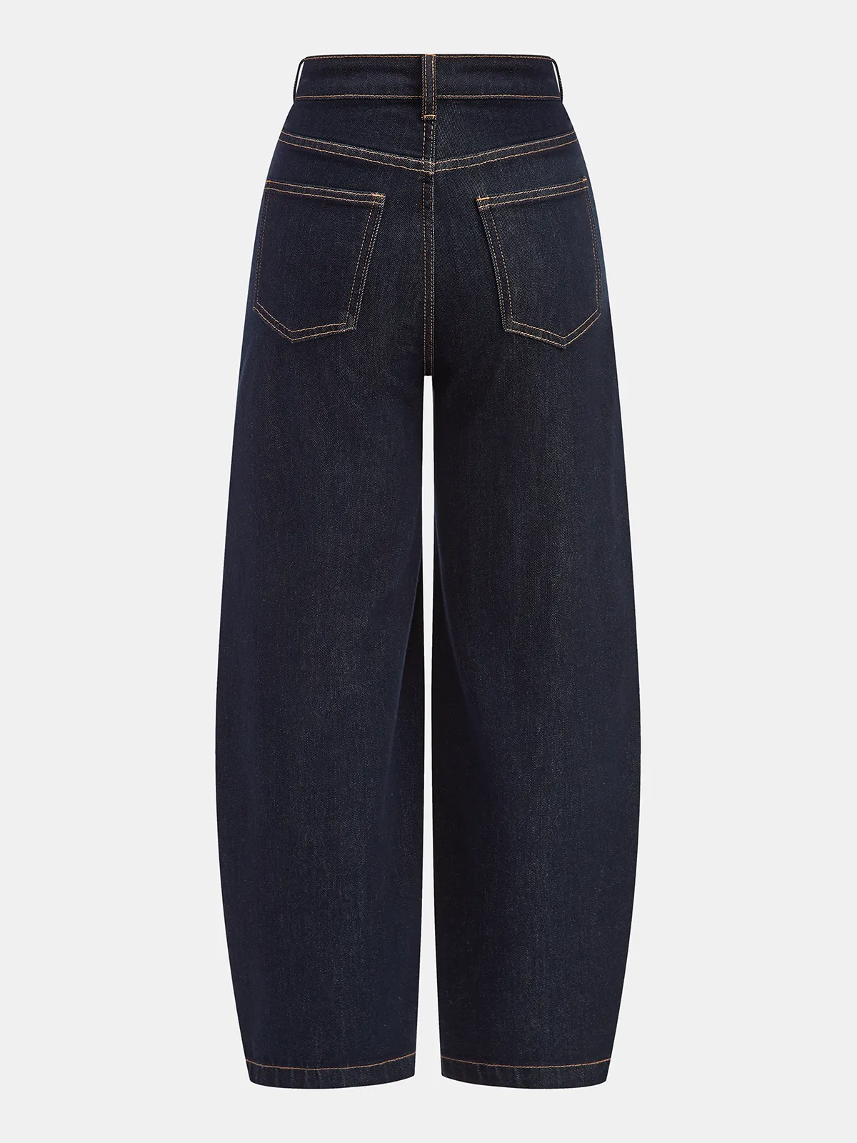 Denim Curved-Leg Jeans sold by COMMENSE product image thumbnail 2