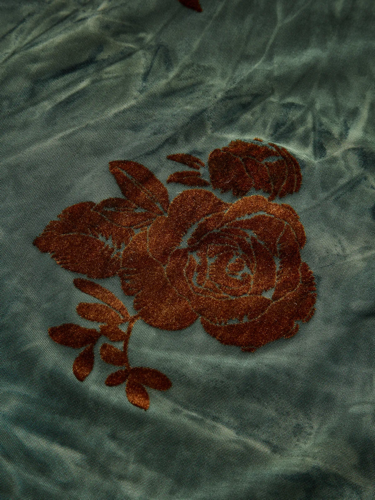 Floral Asymmetric Ruffle Long Sleeve Top sold by COMMENSE product image thumbnail 4