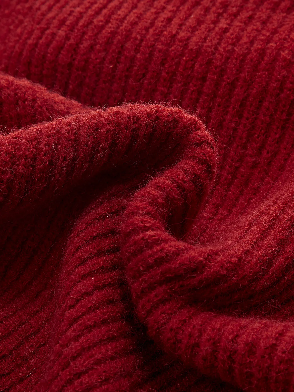 Turtleneck Ribbed Sweater Vest sold by COMMENSE product image thumbnail 3