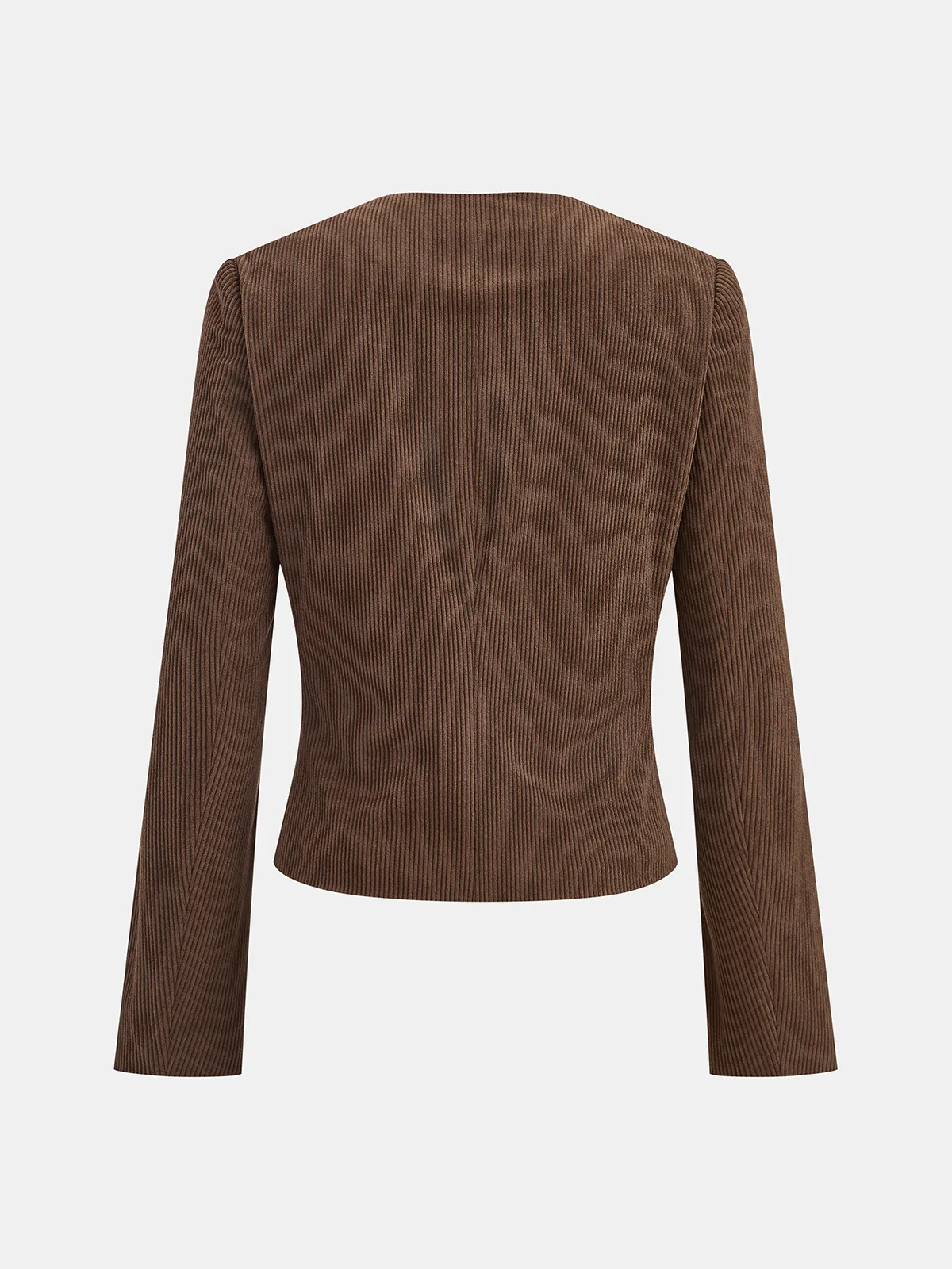 Double-Breasted Corduroy Blazer sold by COMMENSE product image thumbnail 2