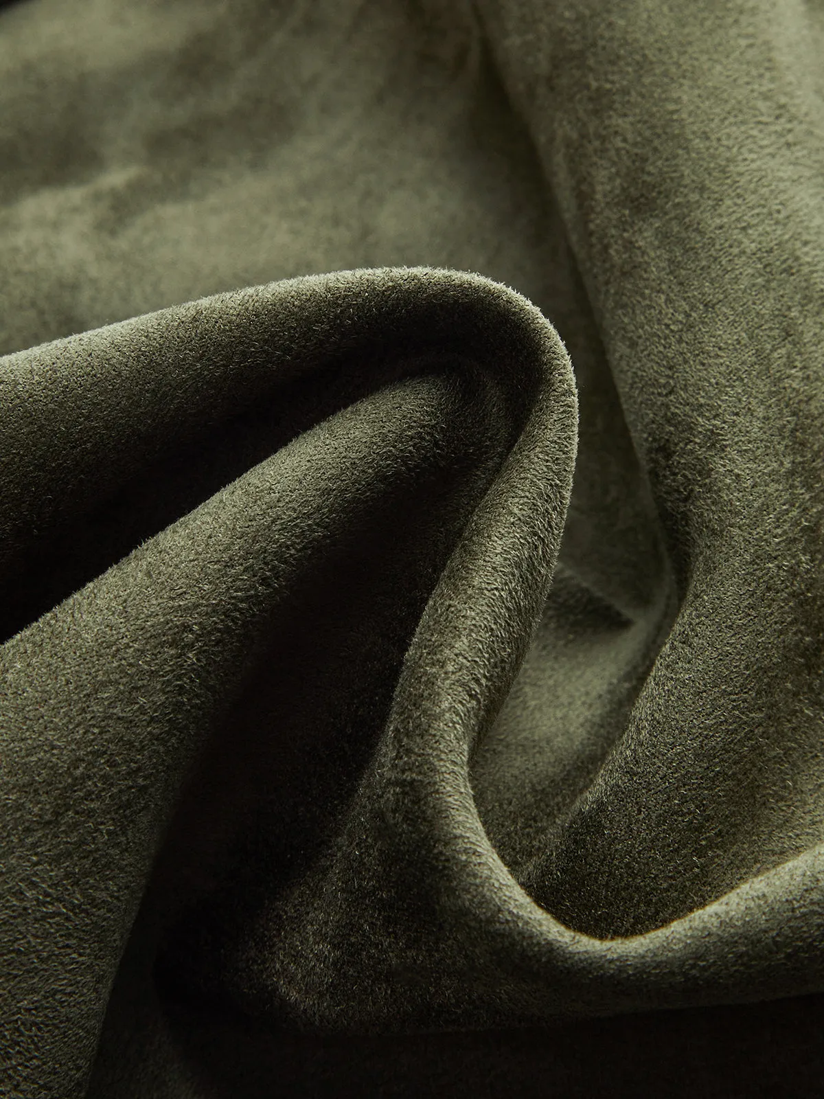 Suede Effect A-Line Mini Skirt sold by COMMENSE product image thumbnail 3