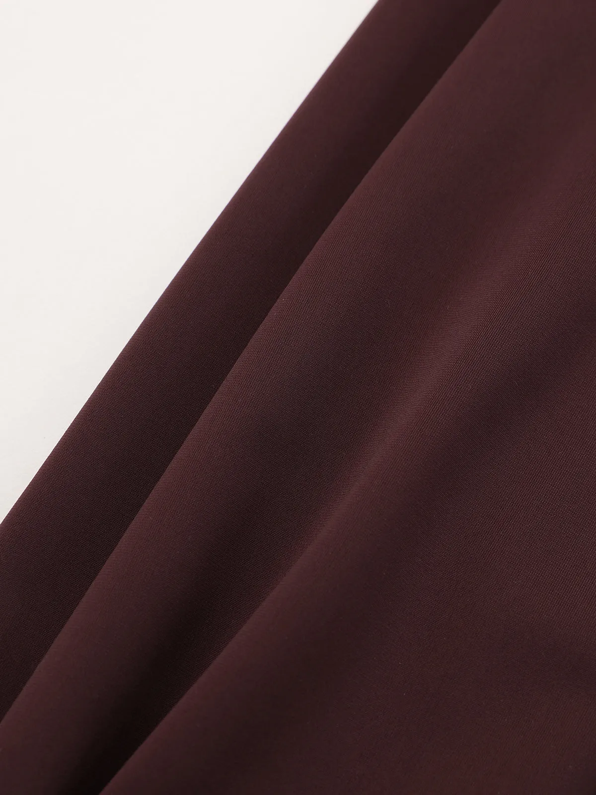 Faux Leather Panel Lantern Sleeve Blouse sold by COMMENSE product image thumbnail 3