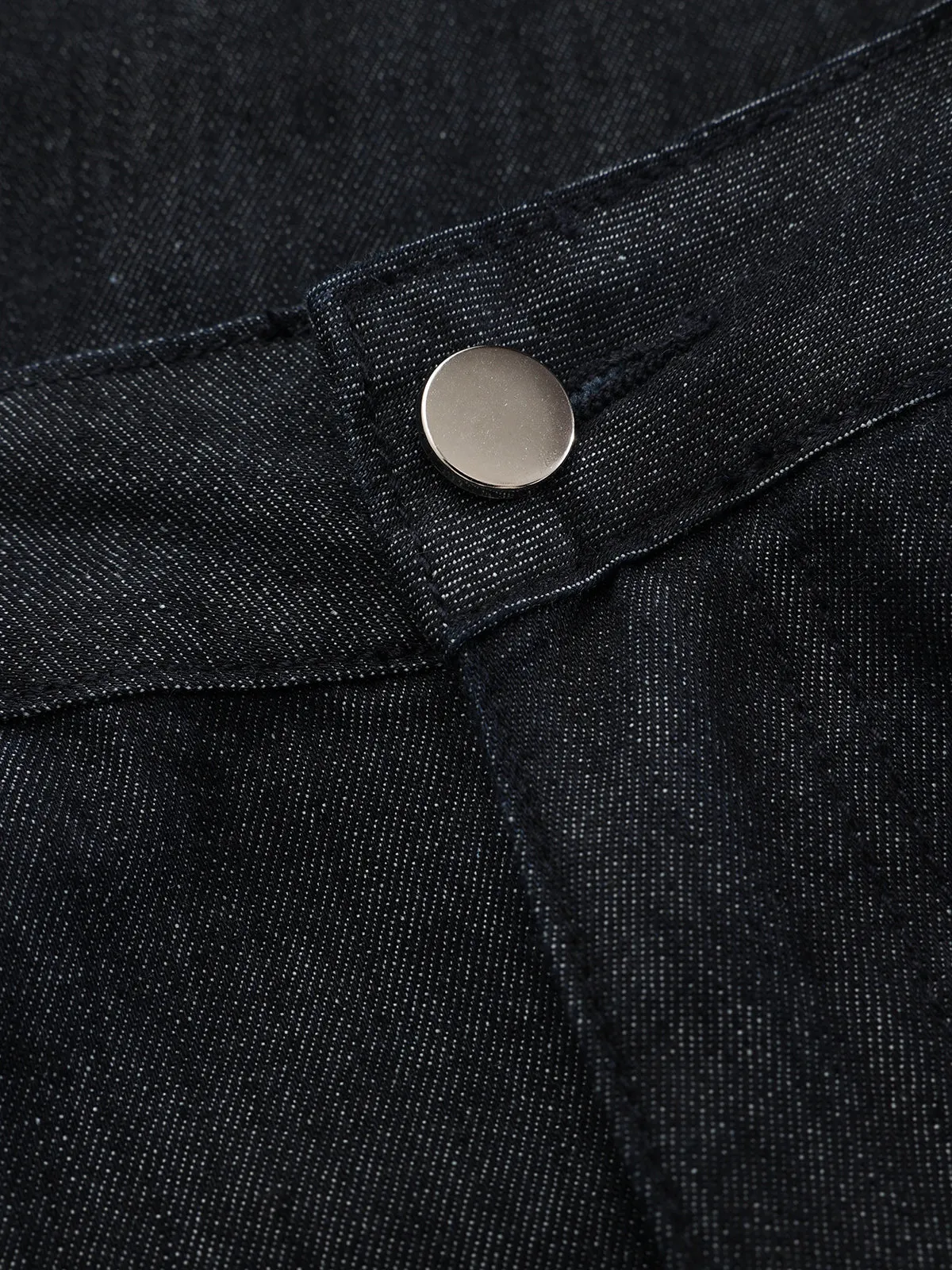 High-Waist Denim Extra Long Wide-Leg Pants sold by COMMENSE product image thumbnail 4