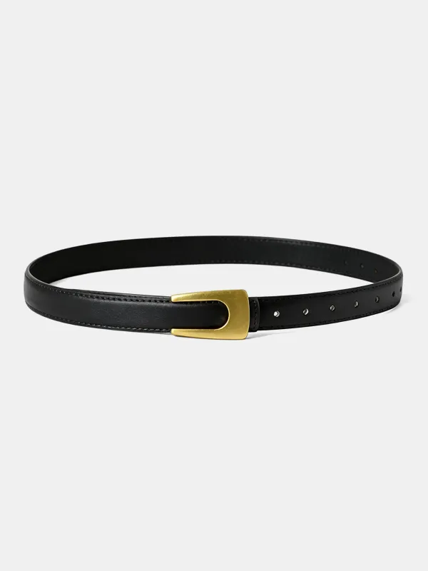 U-Shaped Buckle Belt sold by COMMENSE