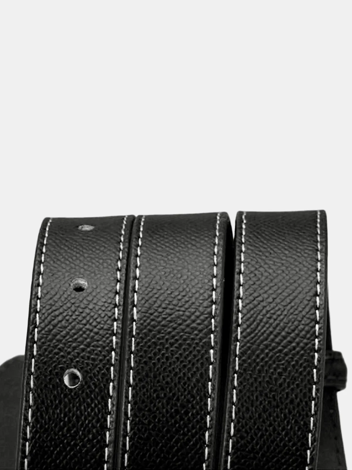 Metal Buckle Leather Thin Belt sold by COMMENSE product image thumbnail 3