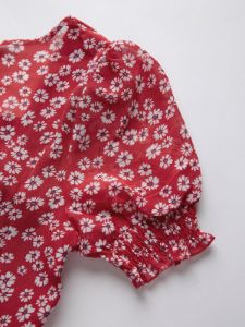 Square Neck Floral Midi Dress sold by COMMENSE