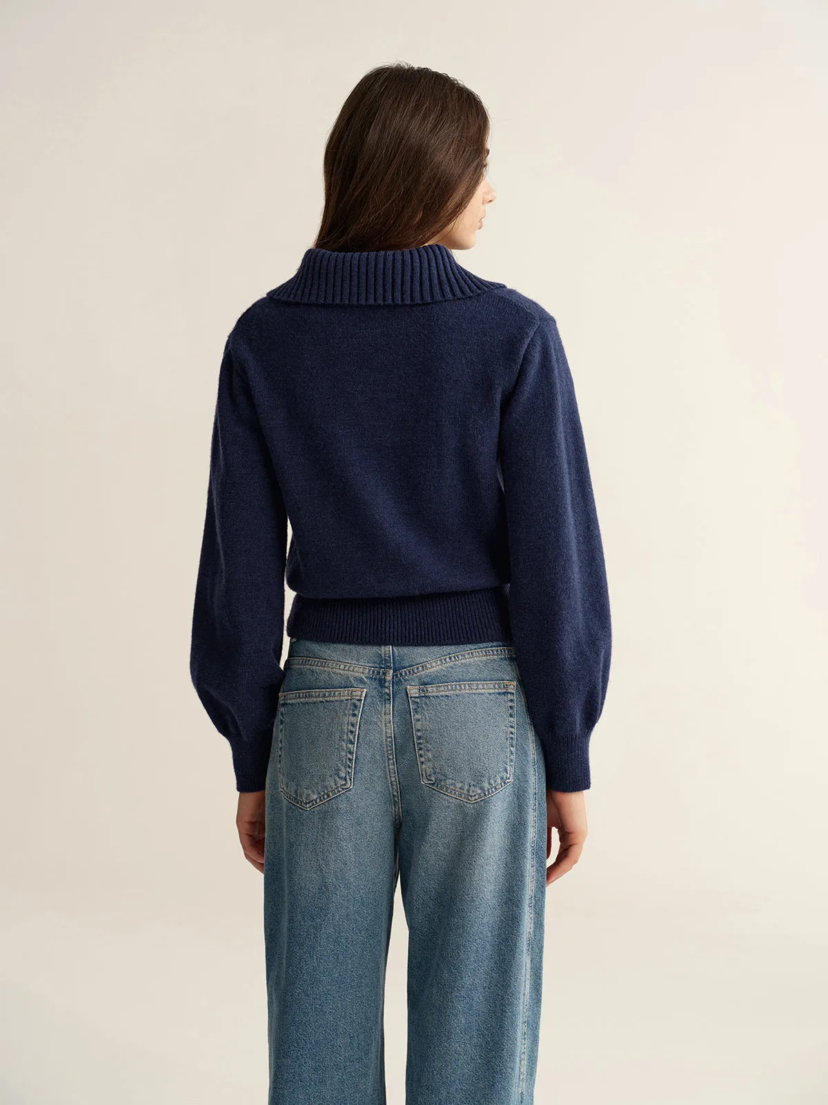 Metal Button Polo Sweater sold by COMMENSE product image thumbnail 5