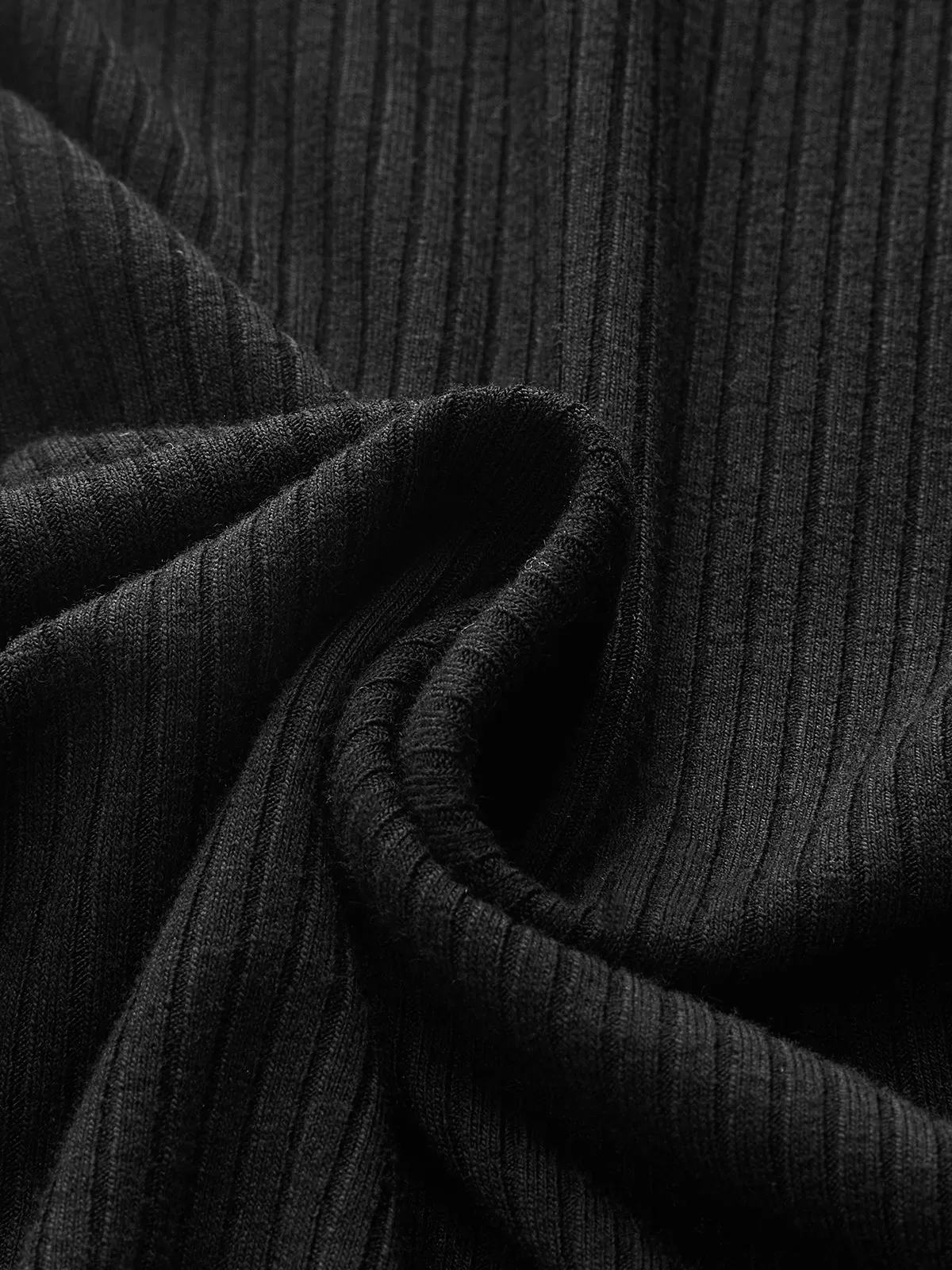 Asymmetric Ribbed Knit Top sold by COMMENSE product image thumbnail 3