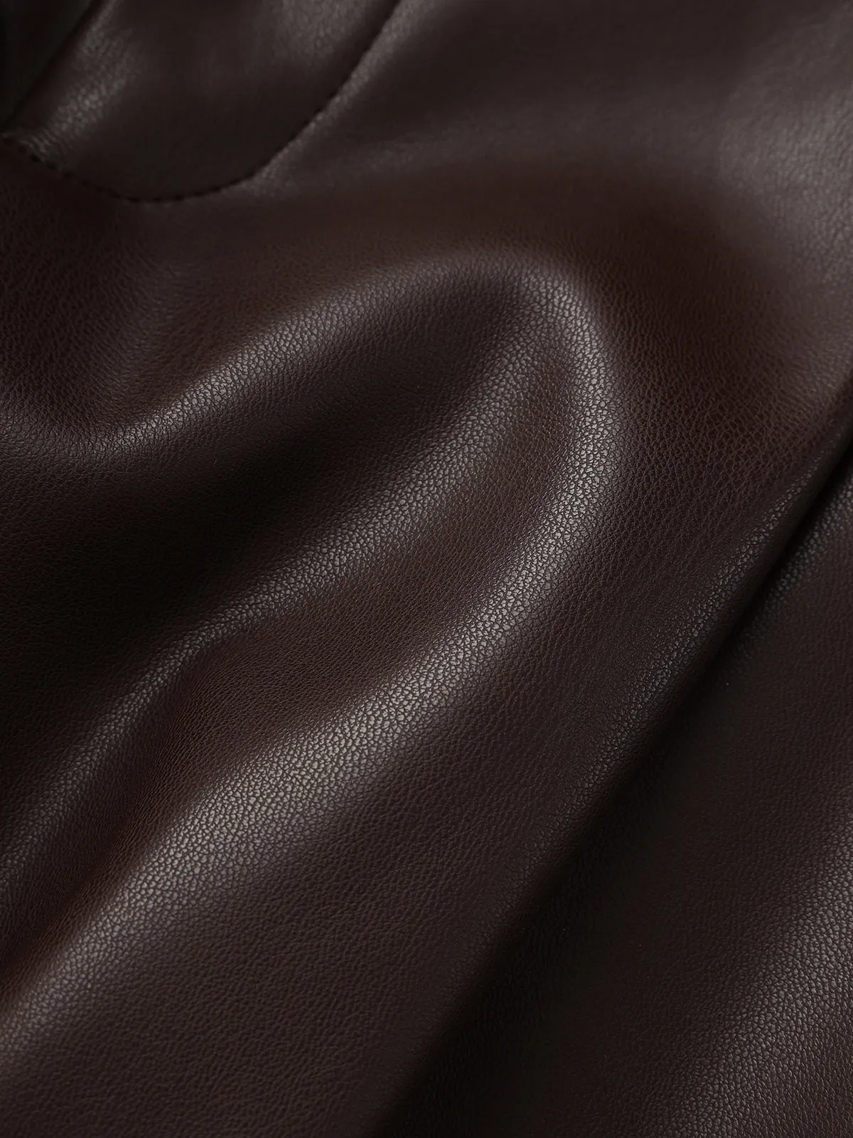 Faux Leather Wide-Leg Pants sold by COMMENSE product image thumbnail 3