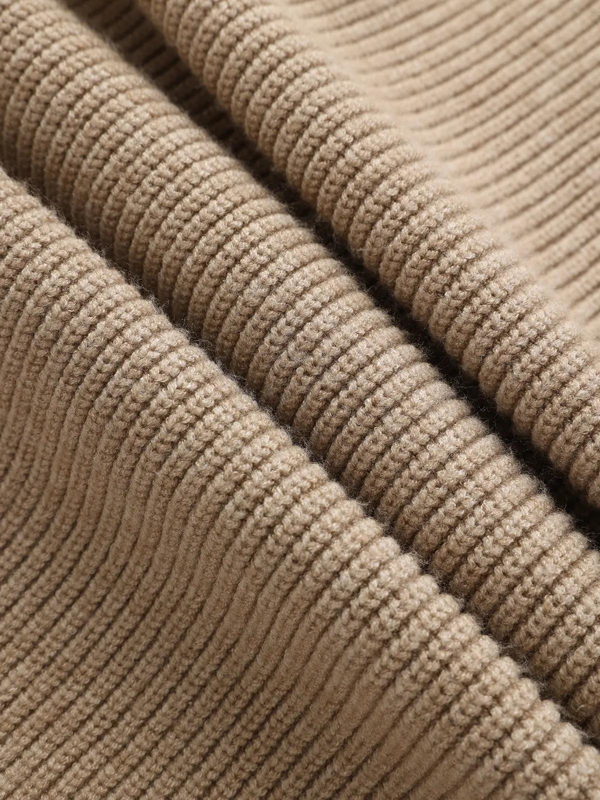 Asymmetric Cut-Out Shoulder Sweater sold by COMMENSE product image thumbnail 2