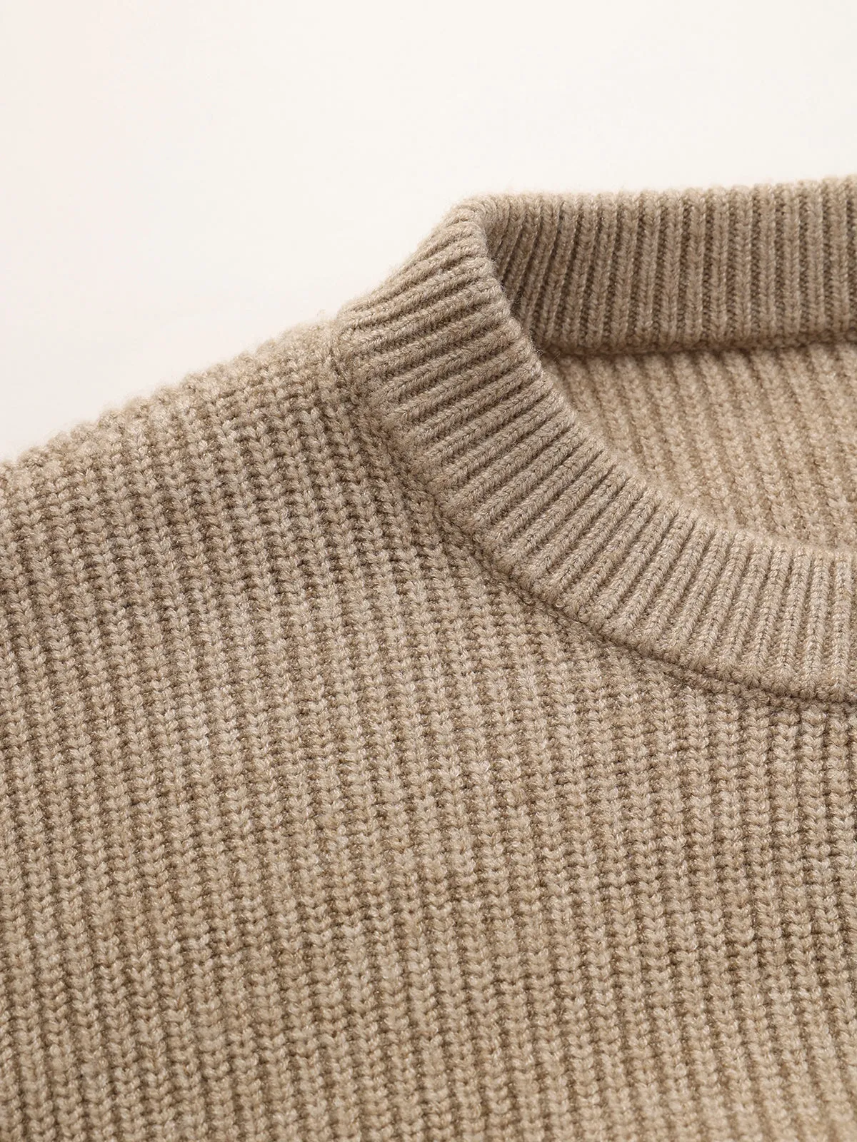 Asymmetric Cut-Out Shoulder Sweater sold by COMMENSE product image thumbnail 4