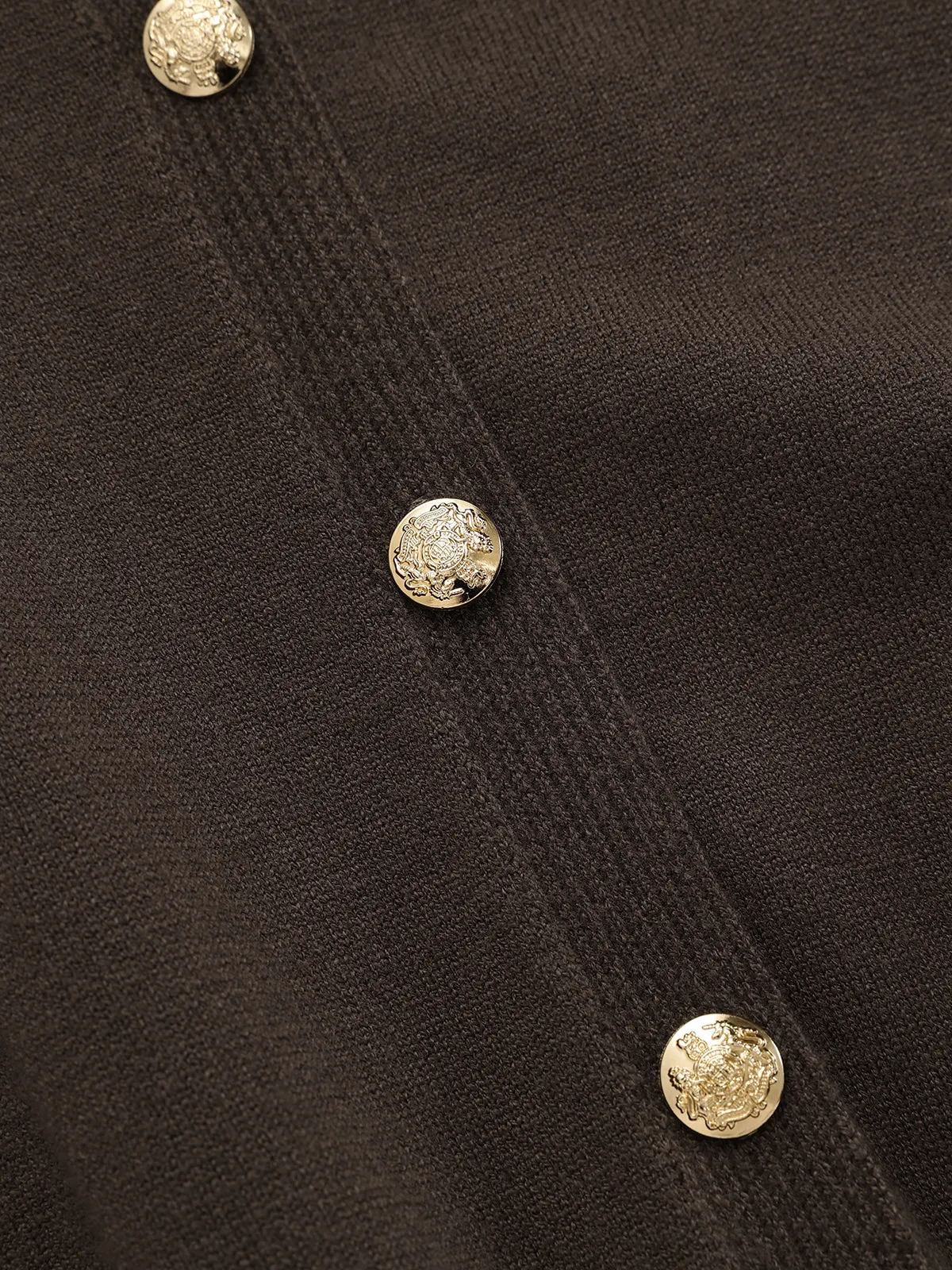 Cinched Waist Knit Shirt Dress sold by COMMENSE product image thumbnail 4