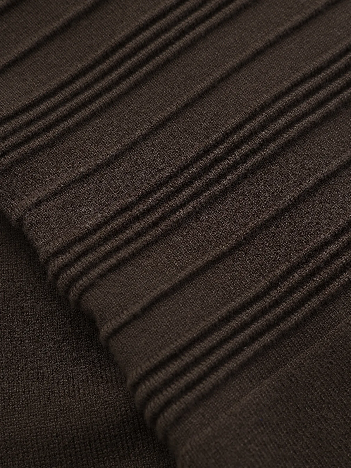 Cinched Waist Knit Shirt Dress sold by COMMENSE product image thumbnail 5