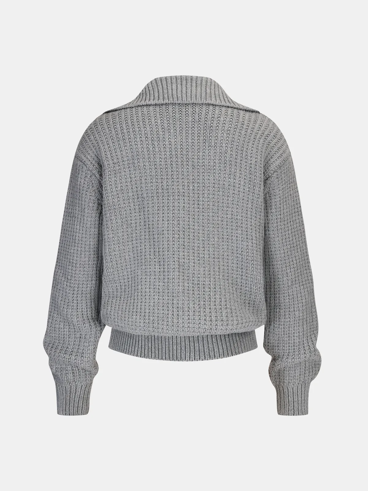 Collared Cable Knit Sweater sold by COMMENSE product image thumbnail 2