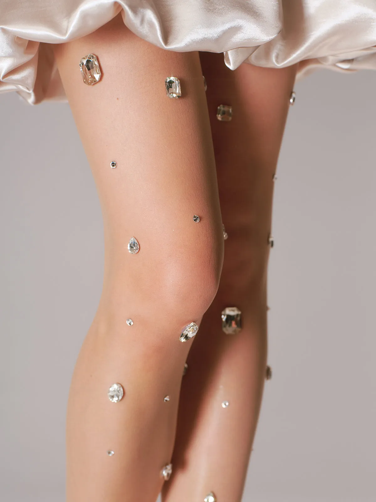 Rhinestone Sheer Tights sold by COMMENSE product image thumbnail 2