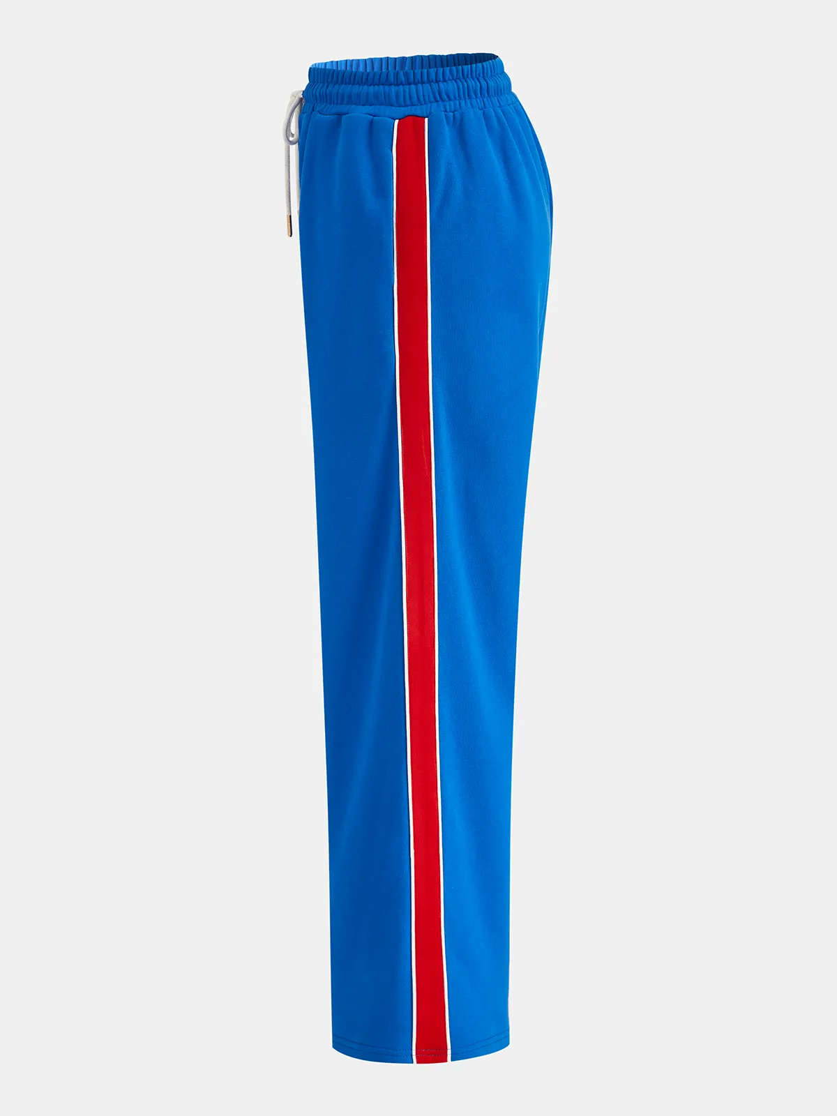 Side Striped Drawstring Track Pants sold by COMMENSE product image thumbnail 2