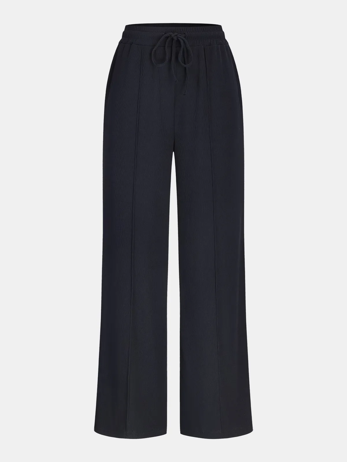 Ribbed Knit Top and Drawstring Pants Set sold by COMMENSE product image thumbnail 4