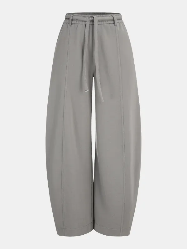 Mid-Waist Wide-Leg Sweatpants sold by COMMENSE