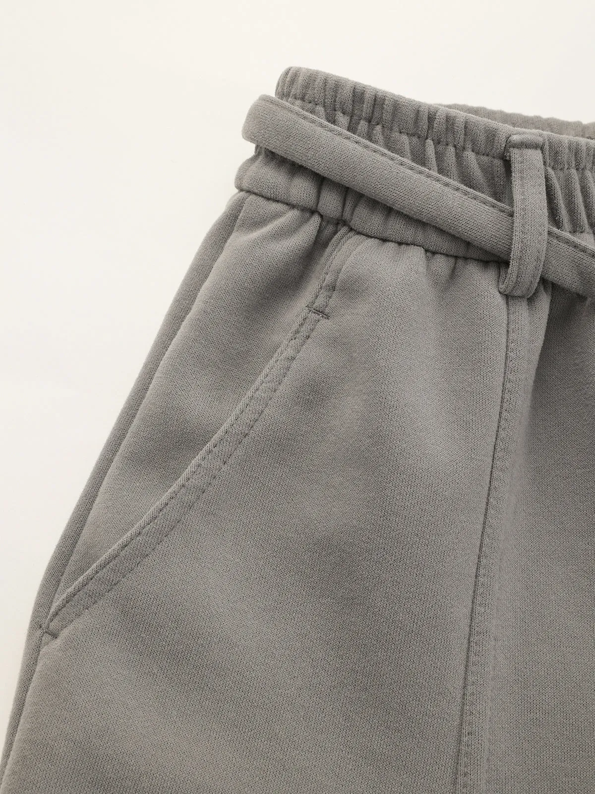 Mid-Waist Wide-Leg Sweatpants sold by COMMENSE product image thumbnail 5