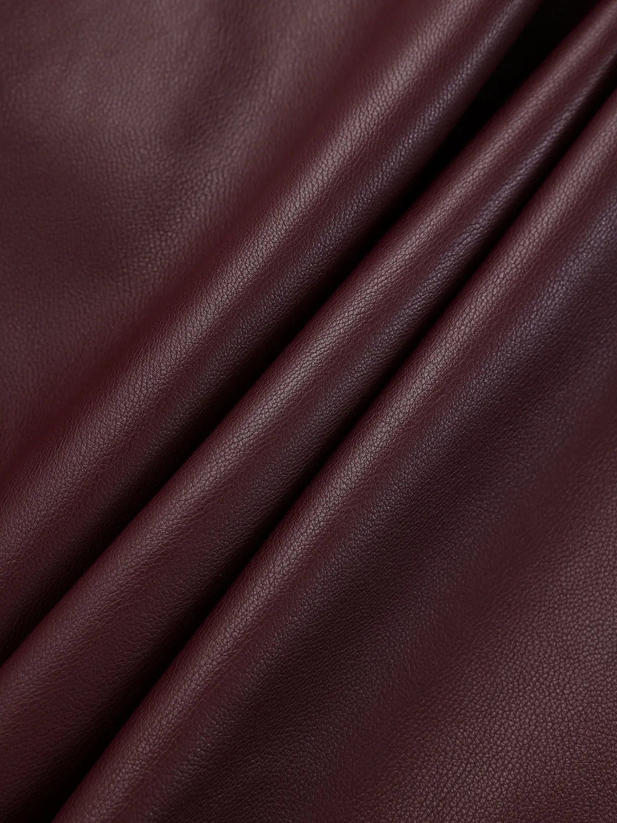 Lapel Faux Leather Belted Jacket sold by COMMENSE product image thumbnail 3