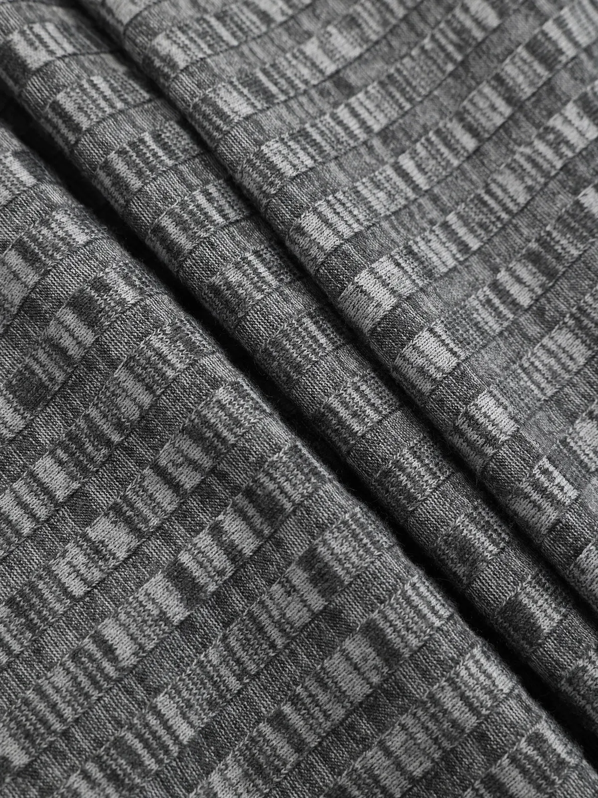 Mock Neck Twisted Side Slit Midi Dress sold by COMMENSE product image thumbnail 4