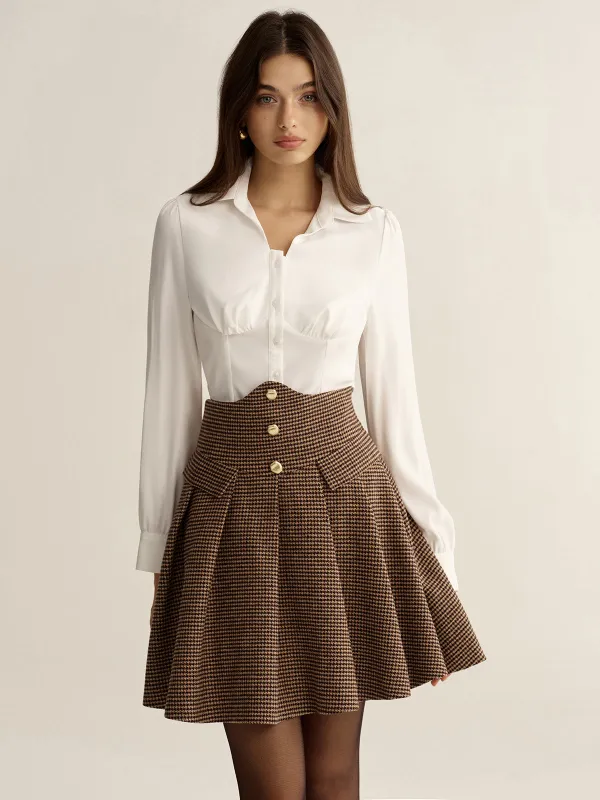 Corset Style Button-Up Shirt sold by COMMENSE