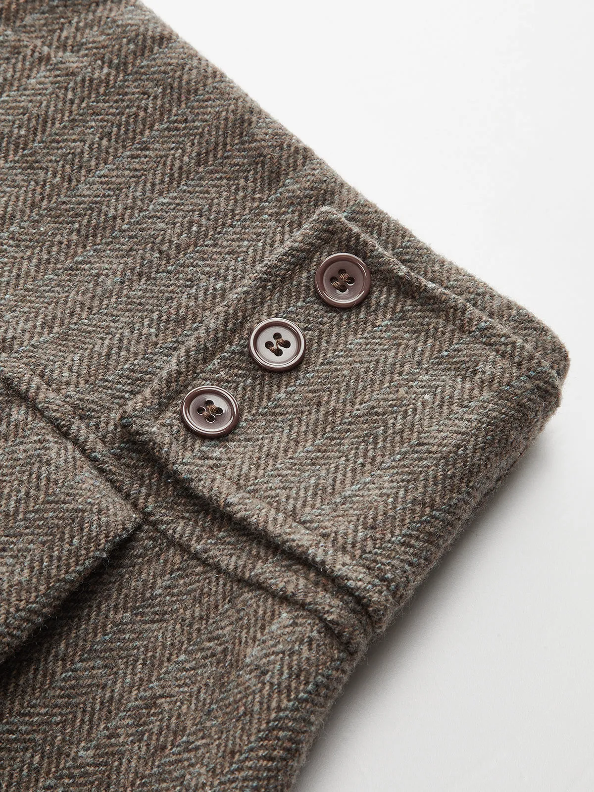 Herringbone Tweed Pleated Mini Skirt sold by COMMENSE product image thumbnail 3