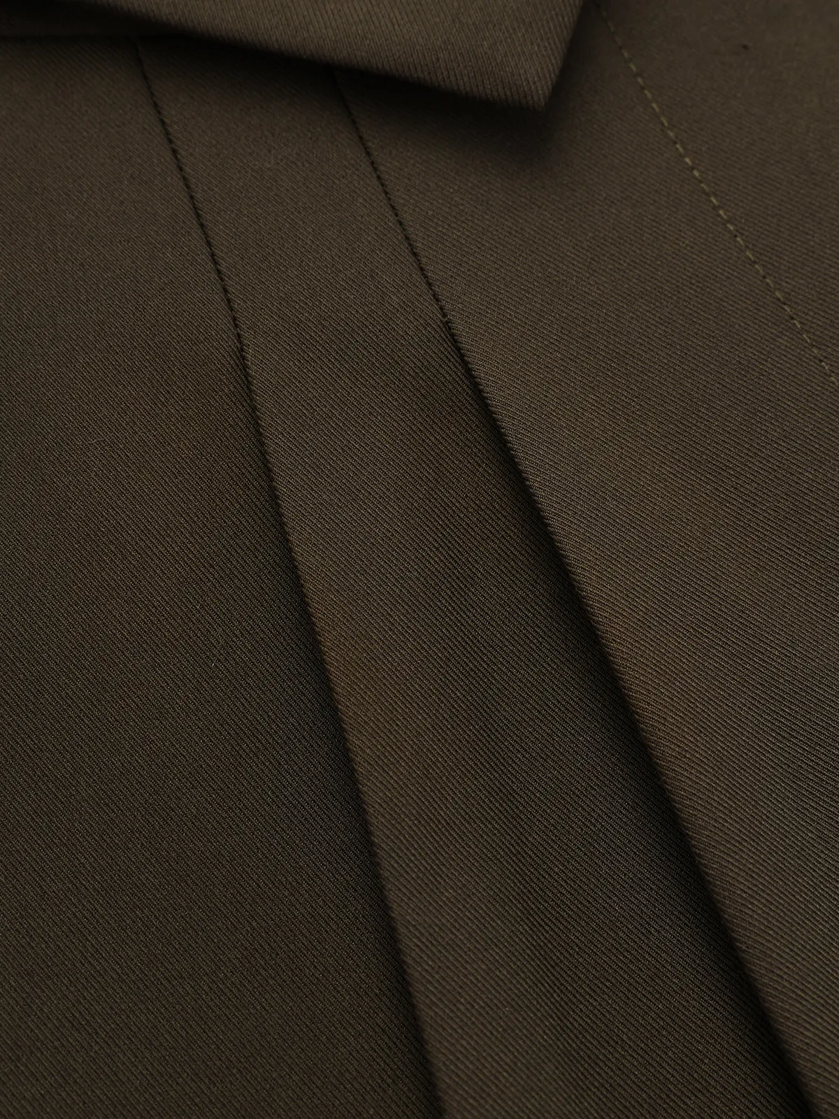 Fold-Over Waistband Straight-Leg Pants sold by COMMENSE product image thumbnail 4