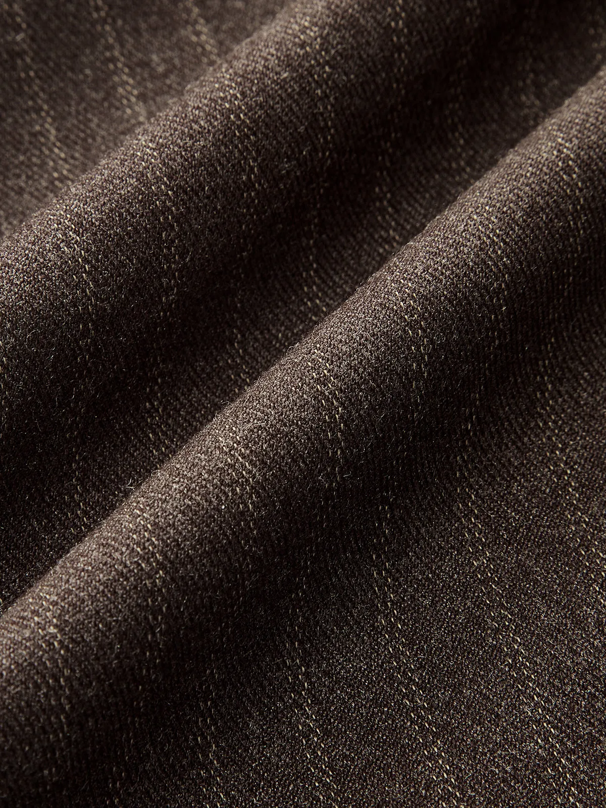 Belted Pinstripe Mid-Waist Wide-Leg Pants sold by COMMENSE product image thumbnail 3