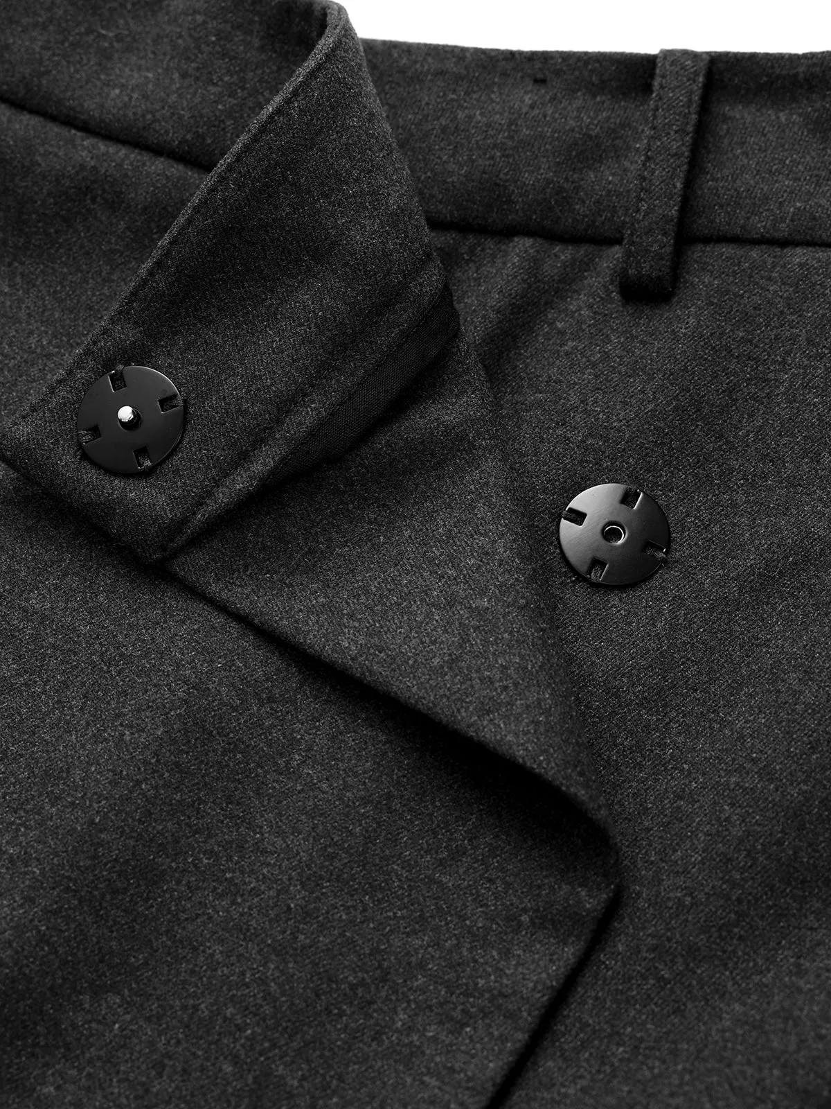 Asymmetric Mid-Waist Wide-Leg Pants sold by COMMENSE product image thumbnail 5