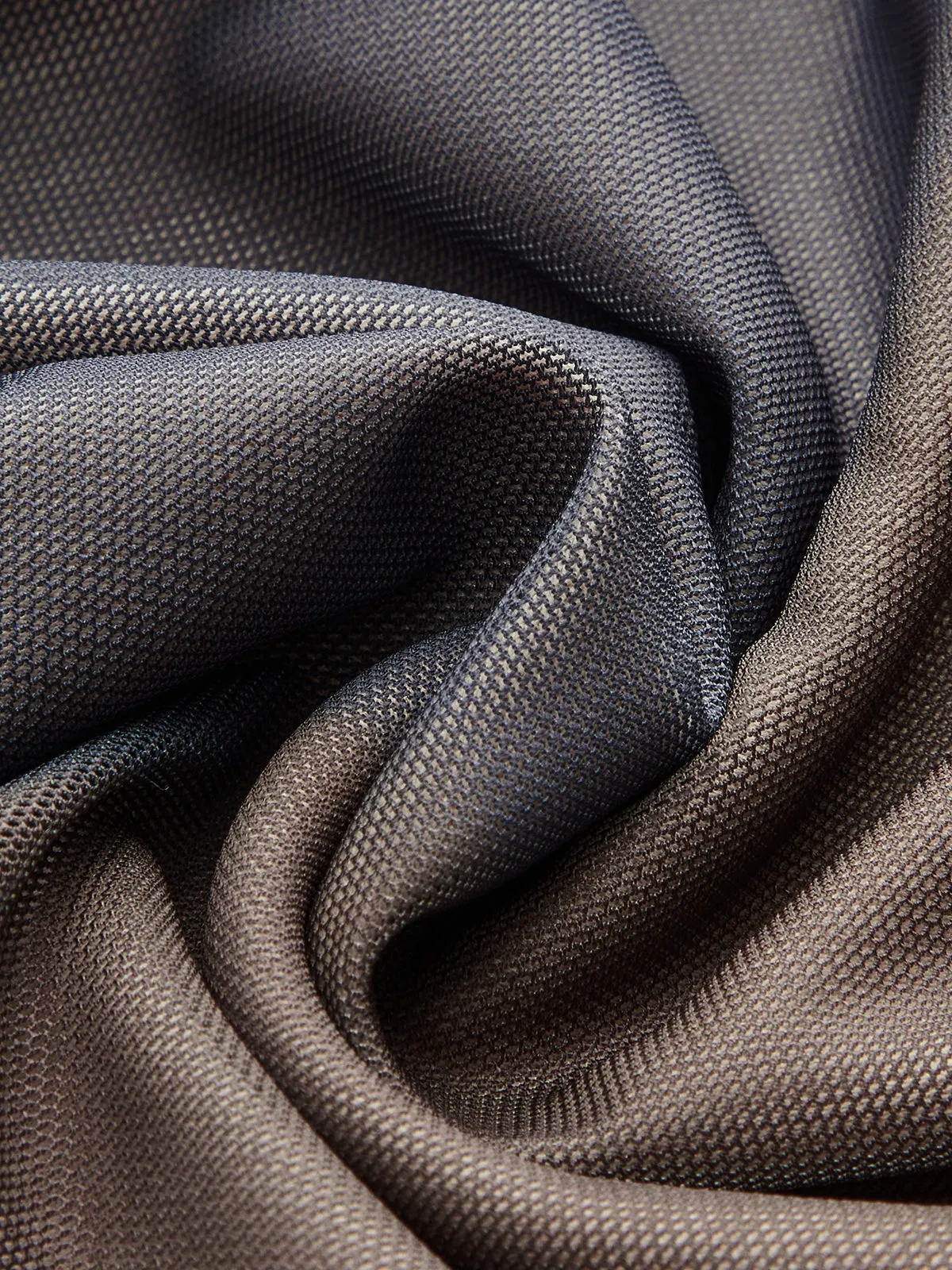 Ombre Long Sleeve Ruched Mesh Maxi Dress sold by COMMENSE product image thumbnail 5