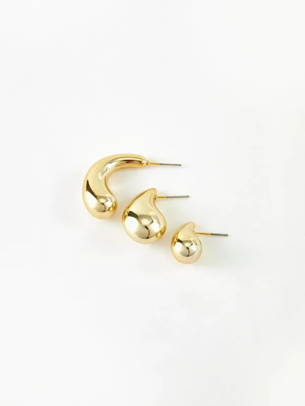 3pcs Water Drop Stud Earrings sold by COMMENSE