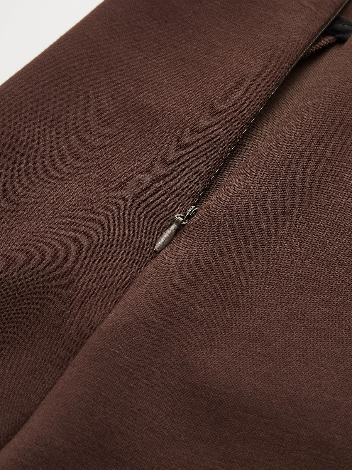 Wave-Hem Air-Layer Midi Skirt sold by COMMENSE product image thumbnail 5